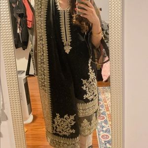 Pakistani designer formal suit